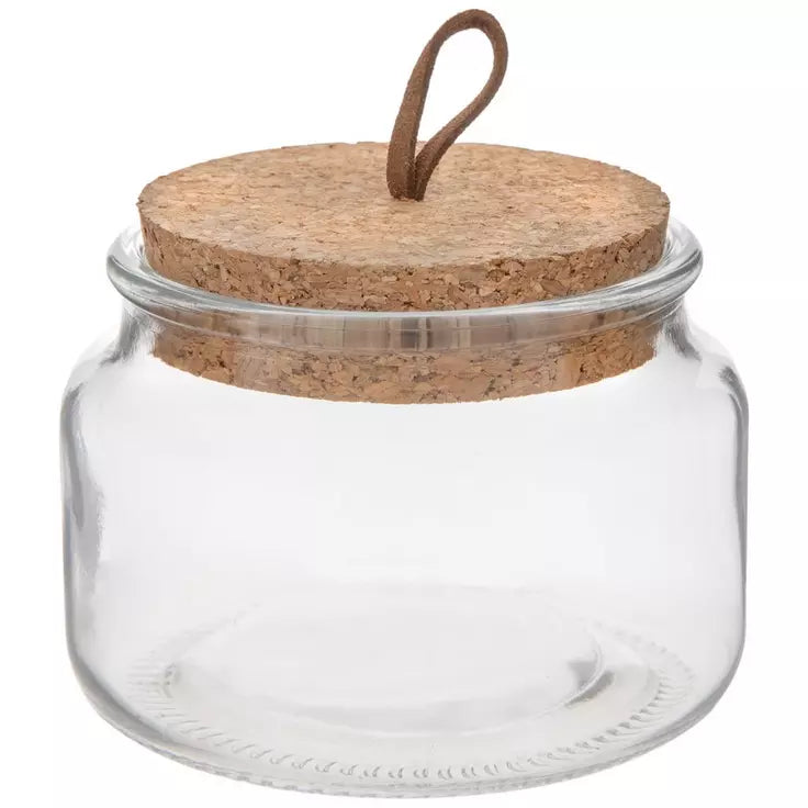 Friendship Bracelet Cork Lid Glass Jar