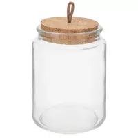 Friendship Bracelet Cork Lid Glass Jar