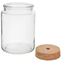 Friendship Bracelet Cork Lid Glass Jar
