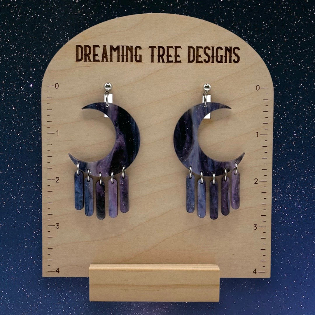 Moon Child Acrylic Earrings
