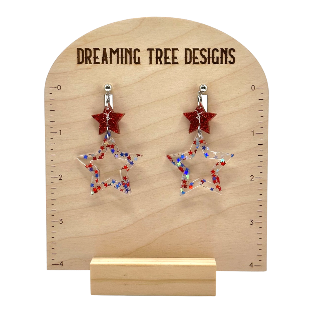 American Baby Acrylic Earrings