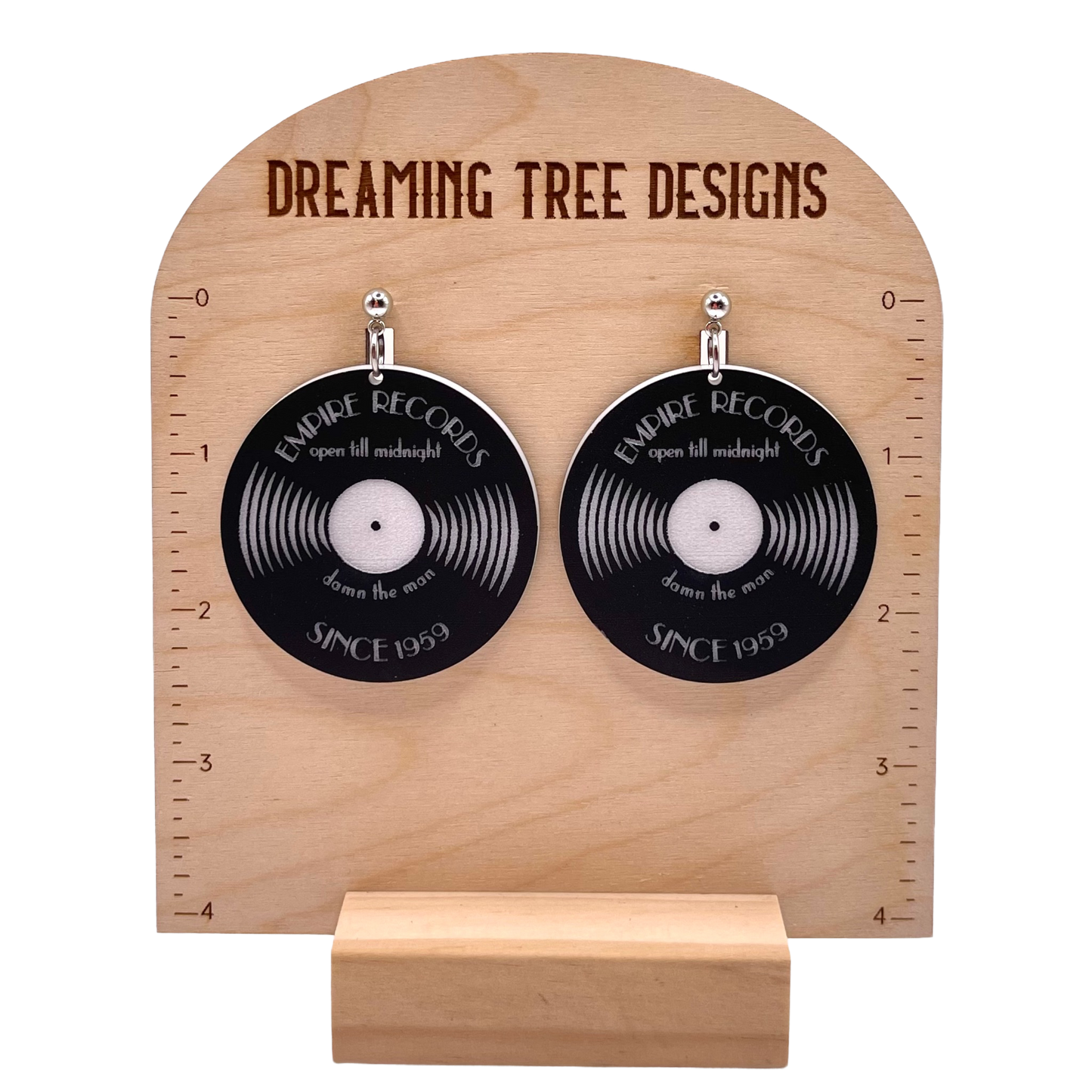 Empire records Acrylic Earrings Laser Cut