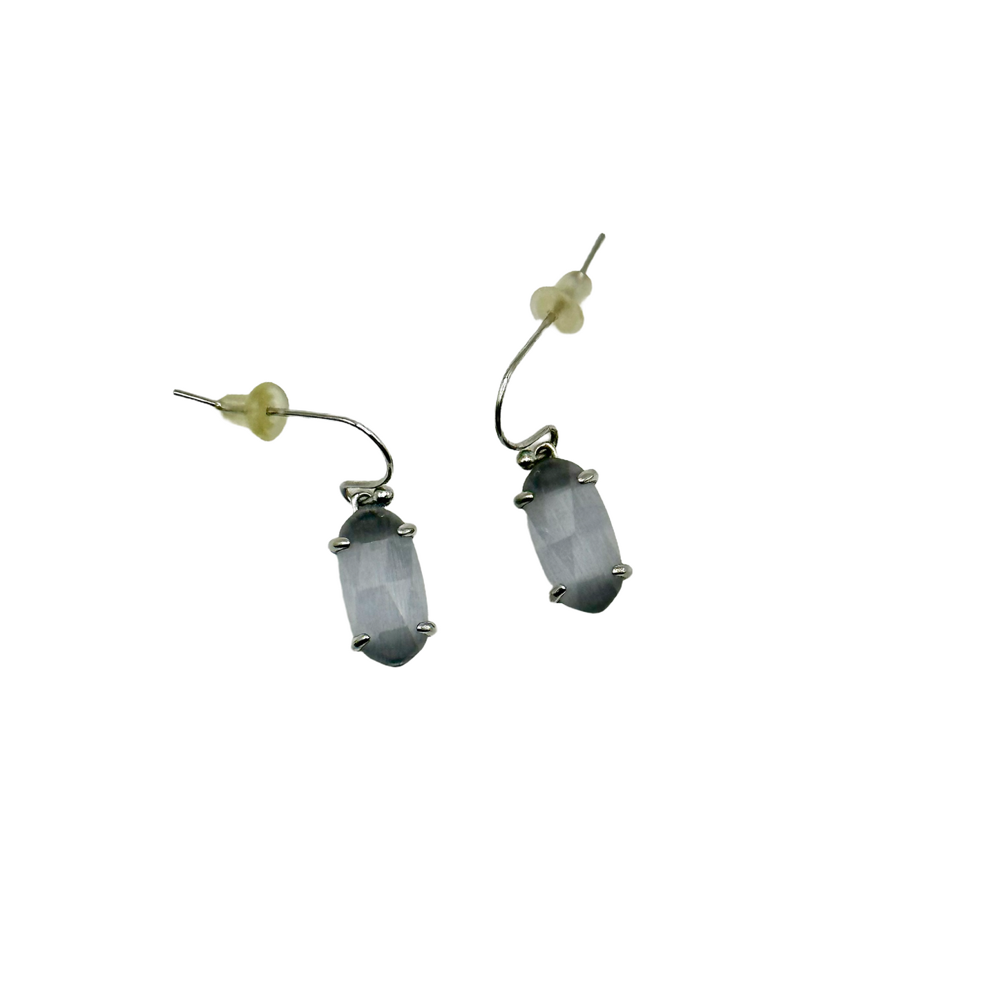 Kendra Scott Lemmi Drop Earrings Slate Cat's Eye pre-owned