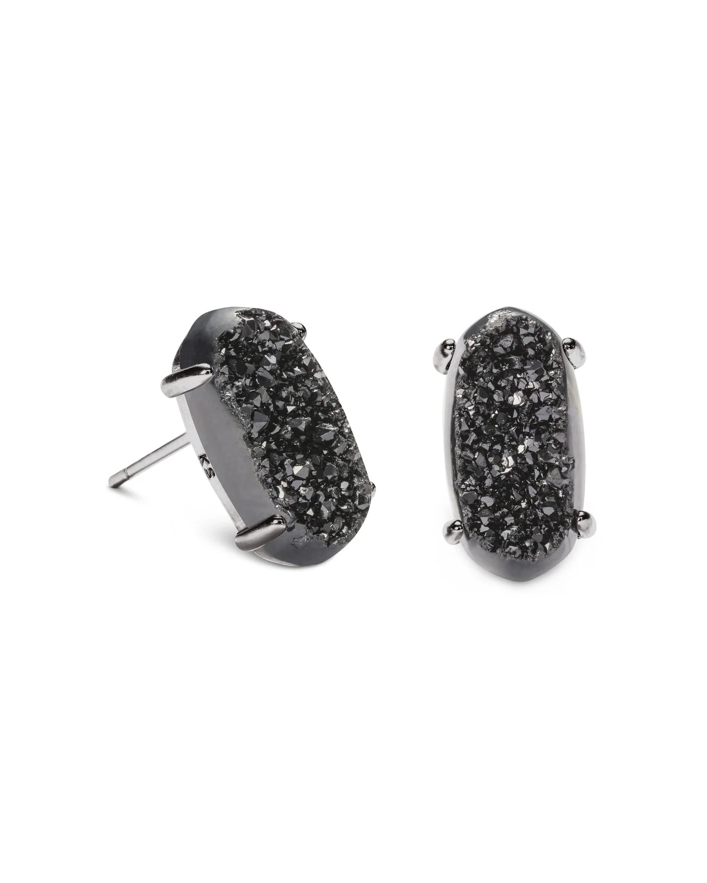 Kendra Scott Betty Studs Gunmetal pre-owned