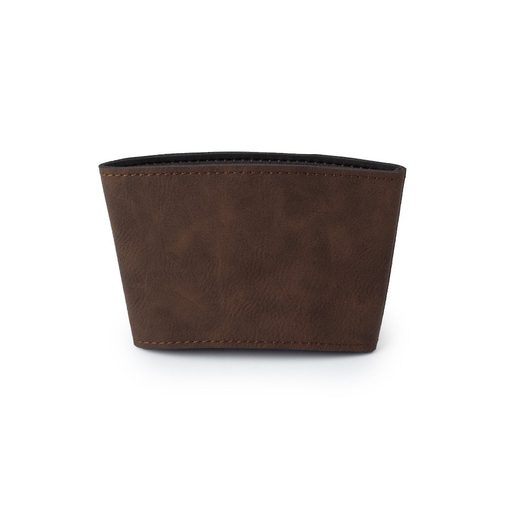 So Damn Lucky Leather Coffee Sleeve