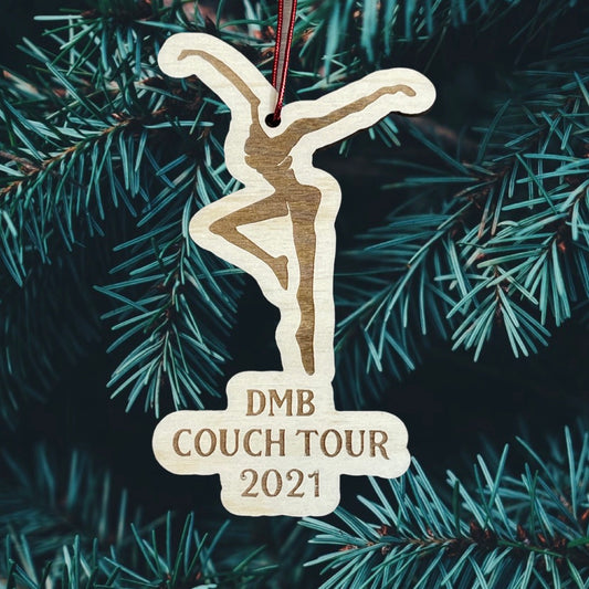 Wood Cut DMB Couch Tour 2022 engraved Ornament
