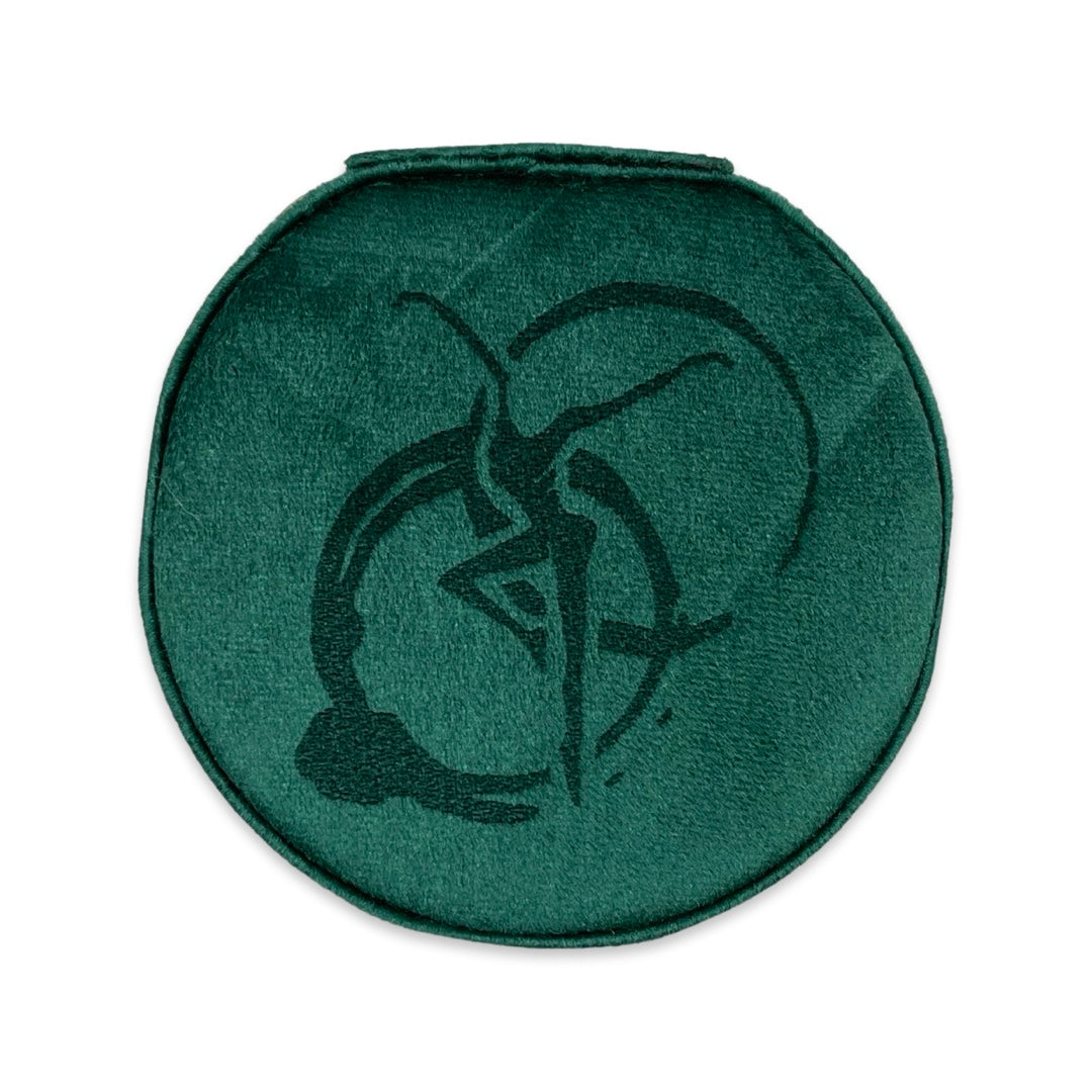Laser Engraved Velvet Jewelry Box, Small Travel Jewelry Case, Portable Travel Jewelry Organizer Box