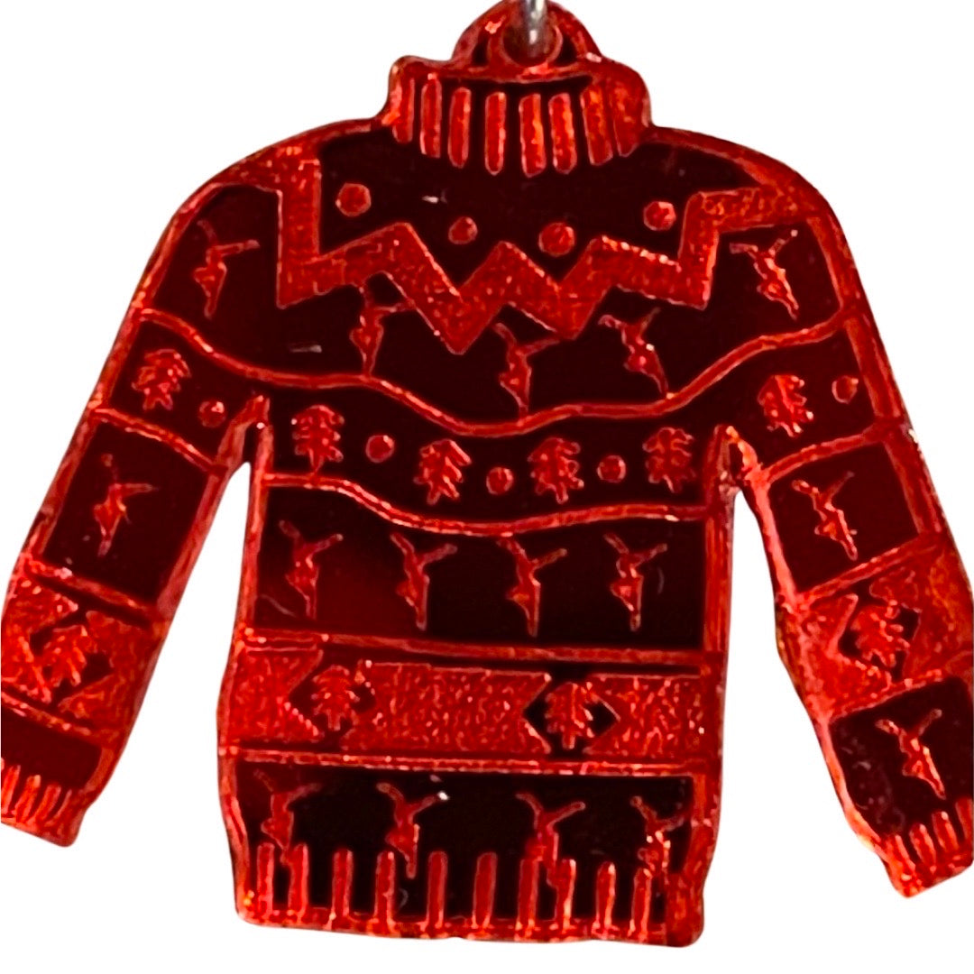Acrylic Holiday Dave Sweater engraved Ornament