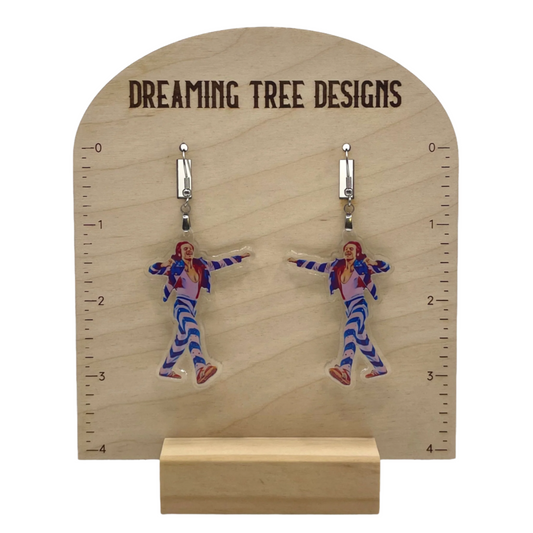 Dancing Harry MSG Acrylic Earrings