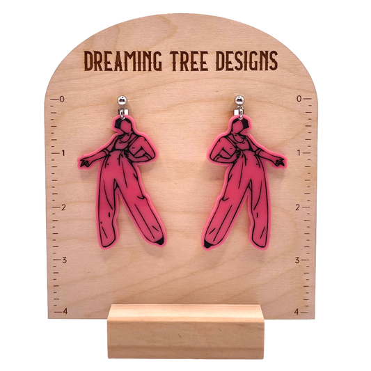 Harry Styles Inspired Acrylic Earrings Listing