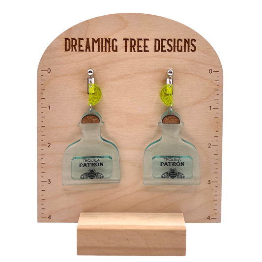 Cinco De Mayo Tequila Bottle Acrylic Earrings
