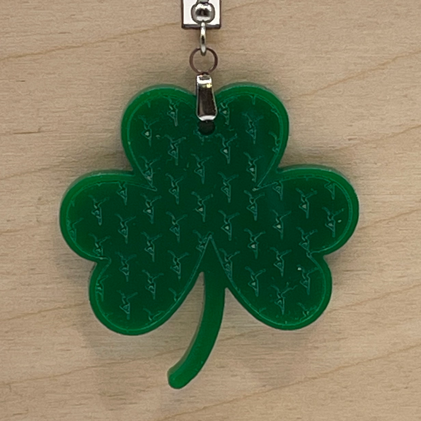 Firedancer shamrock Acrylic Earrings