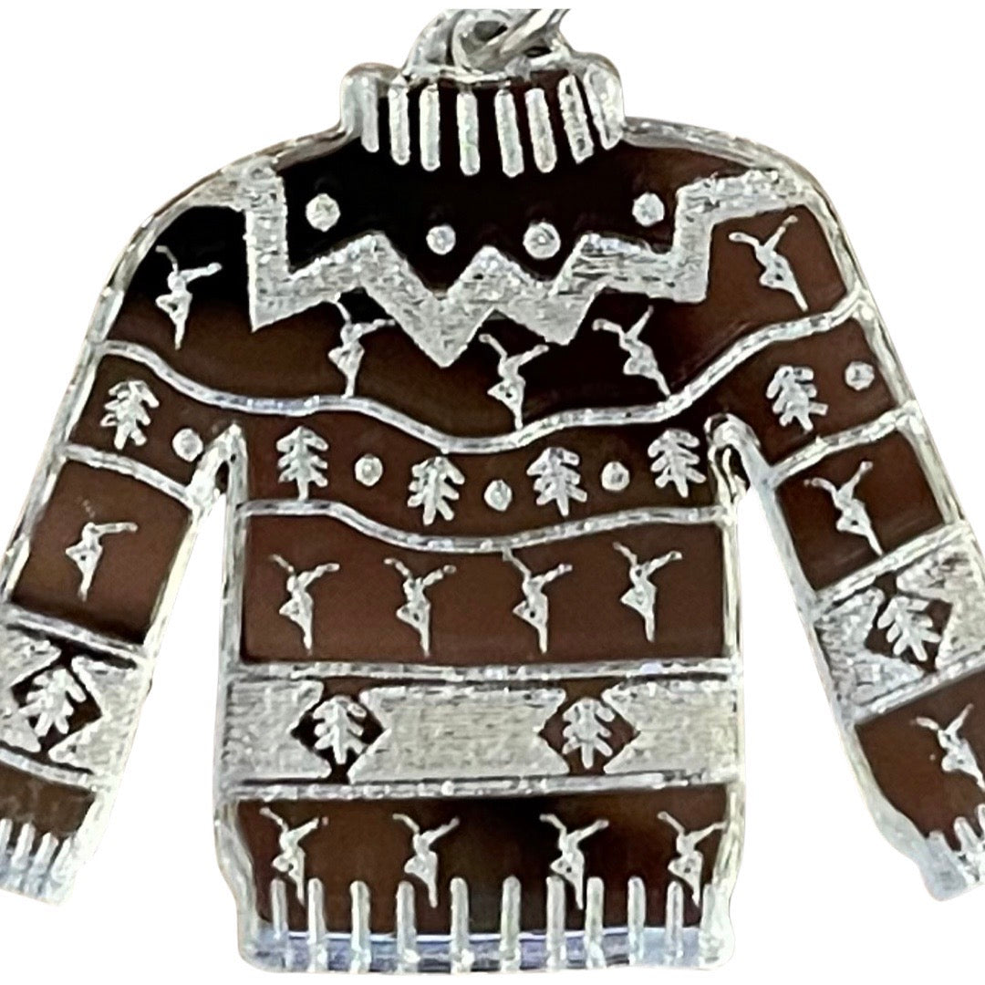 Acrylic Holiday Dave Sweater engraved Ornament