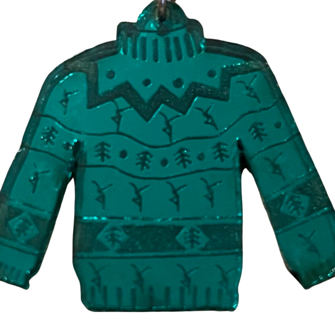 Acrylic Holiday Dave Sweater engraved Ornament