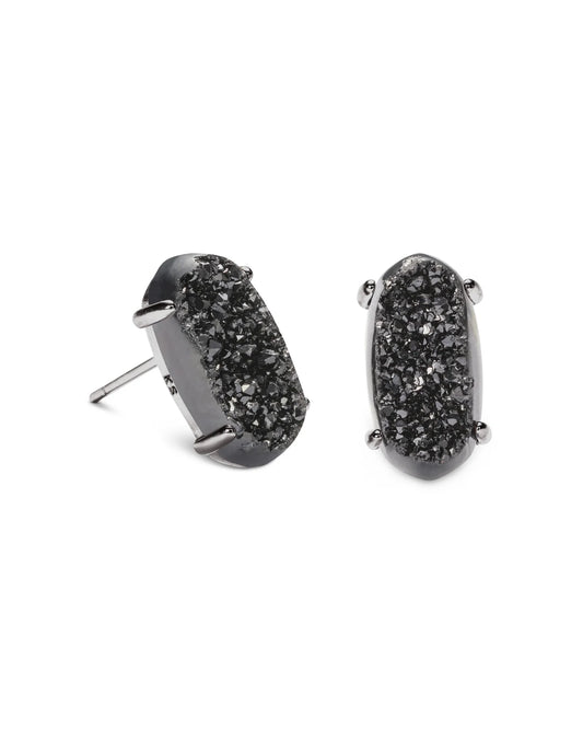 Kendra Scott Betty Studs Gunmetal pre-owned