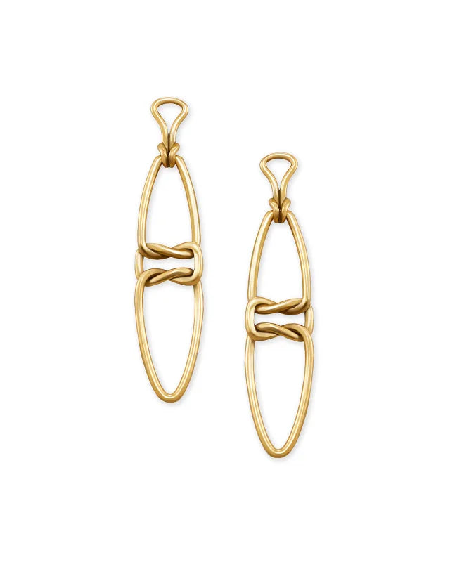Kendra Scott Fallon Linear Earrings pre-owned